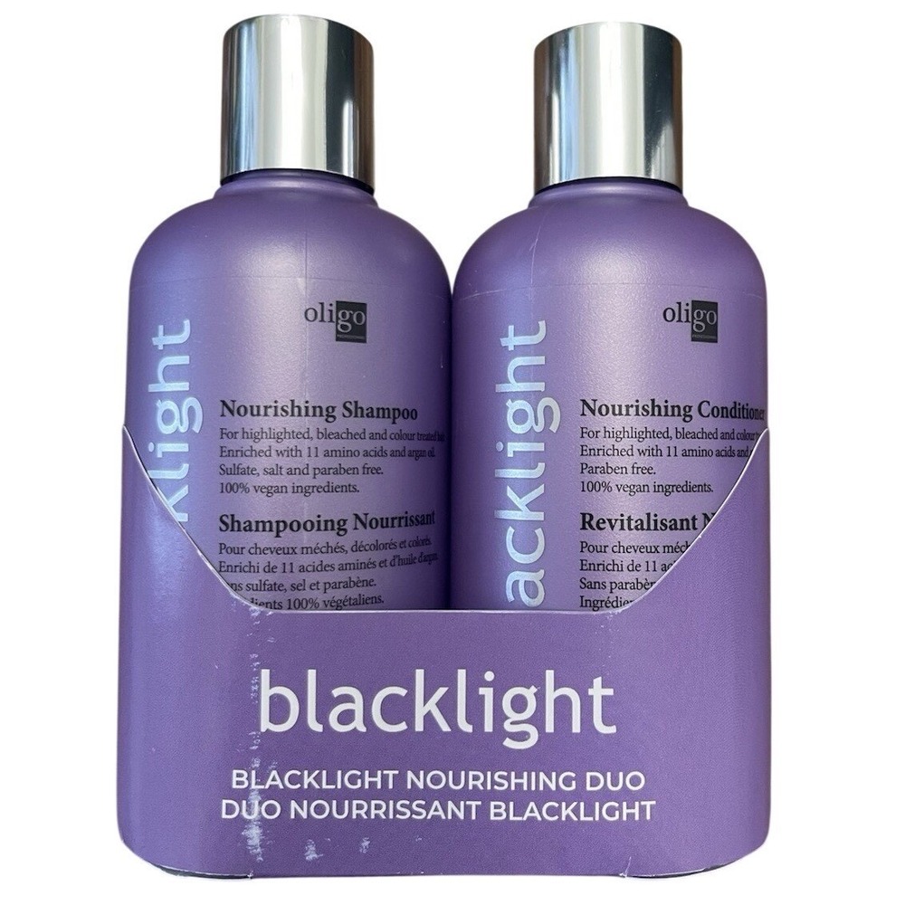 Oligo Blacklight Nourishing Shampoo & Conditioner Duo 8.5 oz. AUTH New Sealed